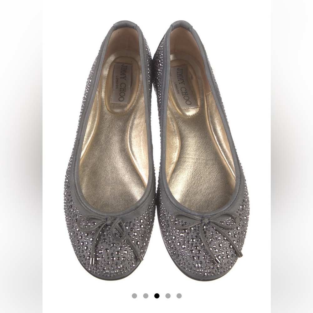 Jimmy Choo Embellished Ballet Flats